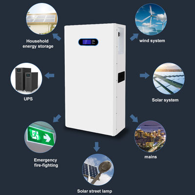 48V 100ah 200ah リチウム 壁掛け LiFePo4 バッテリー 5kw 10kw 太陽光発電システム