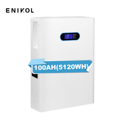 室内ESS 100h 壁掛け LiFePo4 バッテリー 48V リチャージ可能なリチウム バッテリーパック