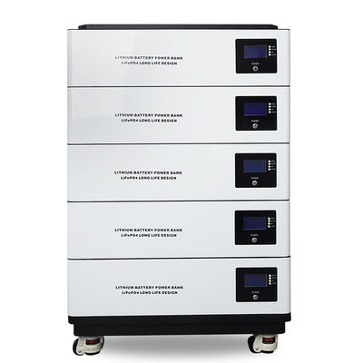 家庭用 積み重ねられる LiFePo4 バッテリー 100ah 200ah 400ah 48v エネルギー貯蔵 バッテリー 5kw