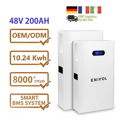 51.2V 200Ah リチウム鉄リン酸太陽電池 10KWH 定数容量 ライフポ4