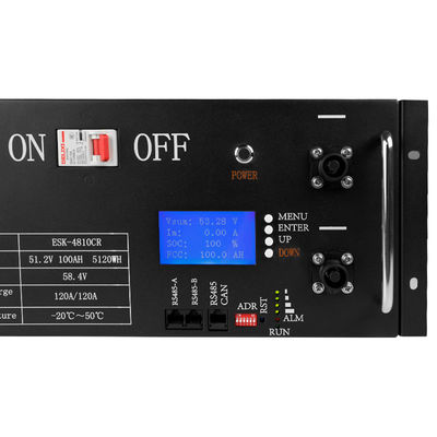 ホーム ソーラーエネルギー 貯蔵 51.2V 100AH リチウム電池 5KWH LiFePO4電池