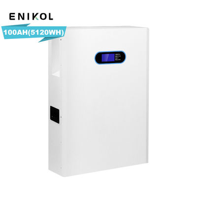 BMS内蔵 48v 100ah Lifepo4 バッテリー パワー 壁に装着された家庭用太陽光発電のバッテリー