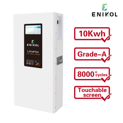 51.2v 5kwh 10kwh 15kwh リチウム 壁付 Lifepo4 バッテリー パワーウォール 触覚画面