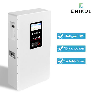 48V リチウム電池 15KWH 51.2V 300Ah 壁掛け LiFePO4 電池 触覚画面付き