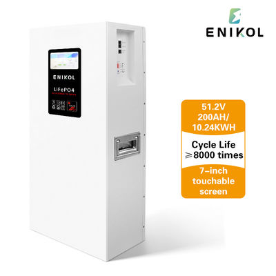 長寿命 48V リチウム鉄リン酸太陽電池 51.2V 200AH 10240WH
