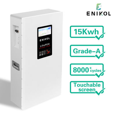 再充電可能なリオン電池 51.2V 壁掛け LiFePO4 電池 触覚画面