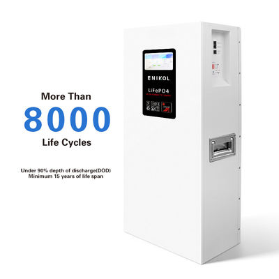 10KWH 長寿命 48V 太陽電池 7インチタッチ画面 51.2V 200AH LiFePO4 バッテリー