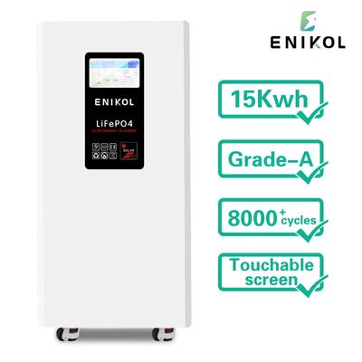 15KW ウォールマウント 床 スタンドホーム エネルギー貯蔵 バッテリーバンク 300AH 51.2V 車輪付き